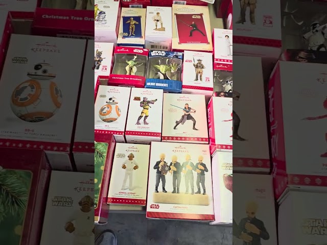 Star Wars Hallmark ornaments 