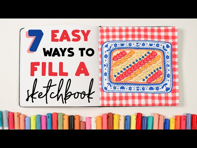 7 Surprisingly Easy Drawing Ideas: FILL your Sketchbook with Confidence!