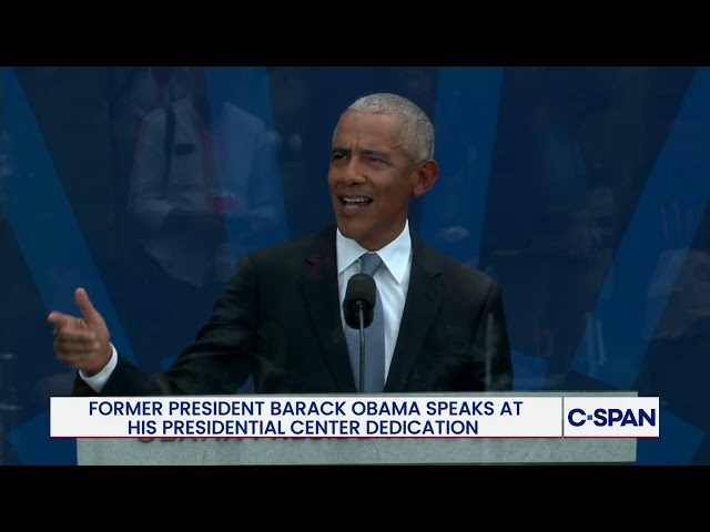 President Barack Obama Full Remarks at Obama Presidential Center Opening