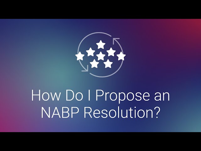 NABP Resolution Process Explained