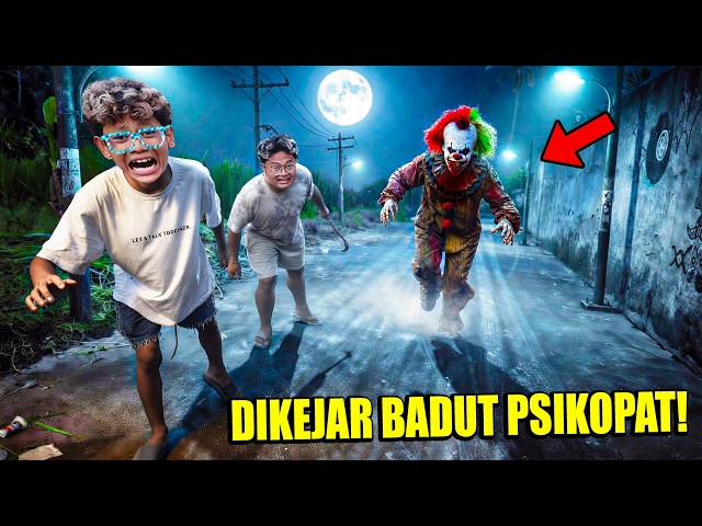 RUN.... KID CHASED BY A PSYCHOPATH CLOWN WHO LIKES TO KIDNAP SMALL CHILDREN!