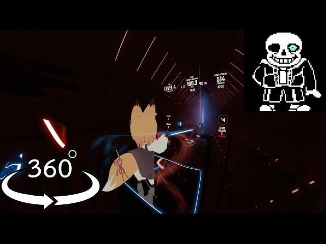 (360video) (Beat Saber) (Koume) Undertale - Megalovania (EXPERT)
