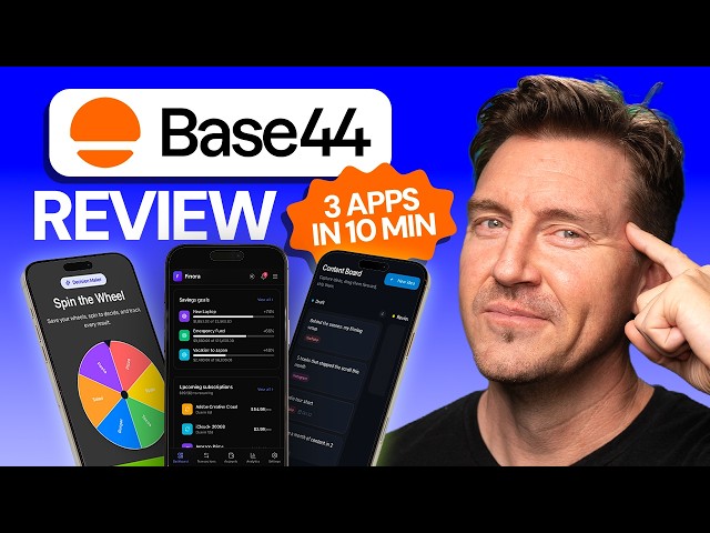 Base44 Review 2026 | I built 3 Apps in 10 Minutes to see if it’s truly the best AI app builder!