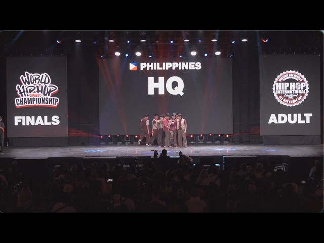 HQ - Philippines | Adult Division Gold Medalist | 2026 World Hip Hop Dance Championship
