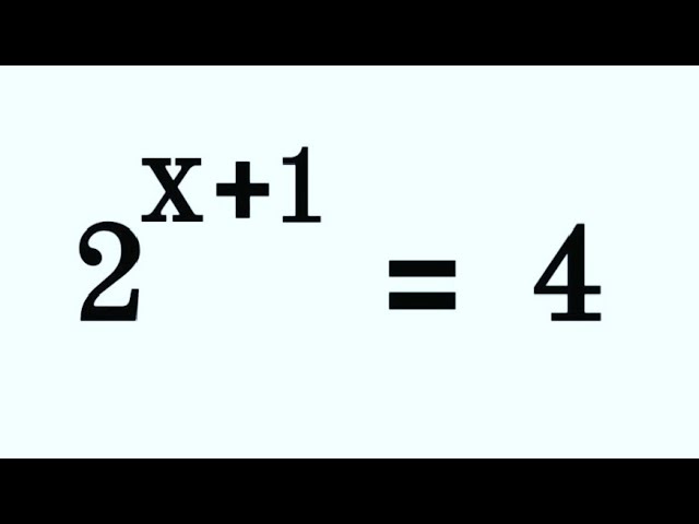 2^X+1=2  The answer is not 2. 99% got it wrong Ukraine Math Test #math #iqtest #ukraine