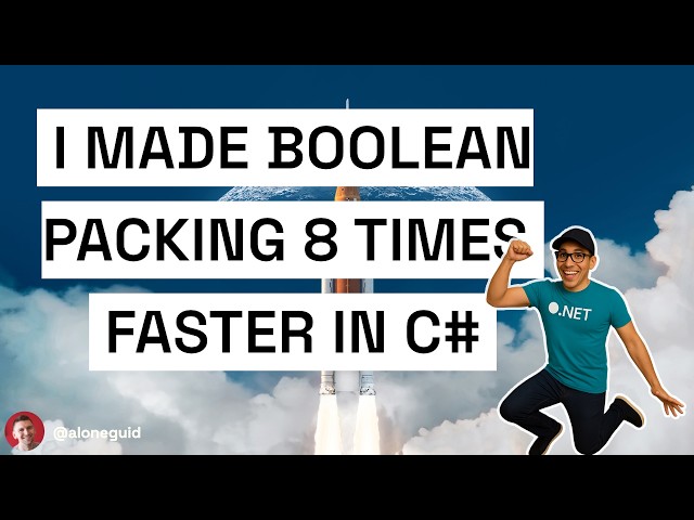 Encoding BOOLEAN packing 8 times faster in C#