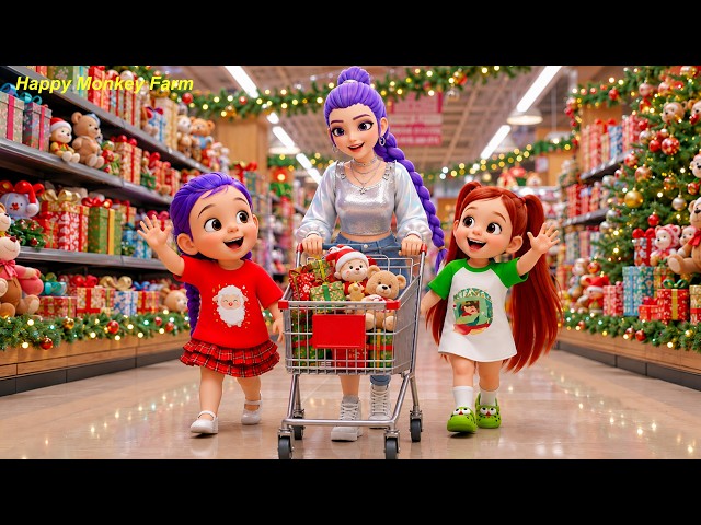 🎄✨ Rumy & Myra Go Christmas Shopping with Mom | Exciting Family Holiday Gift Shopping Adventure 🎁🛍️