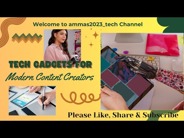 Top Tech Gadgets for Modern Content Creator
