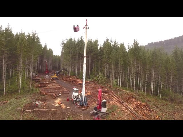 BIG TOWER POWER, YARDER LOGGING.