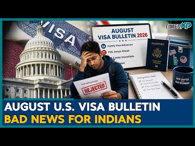 August Visa Bulletin Brings Bad News for Indians In U.S. Waiting for Green Cards