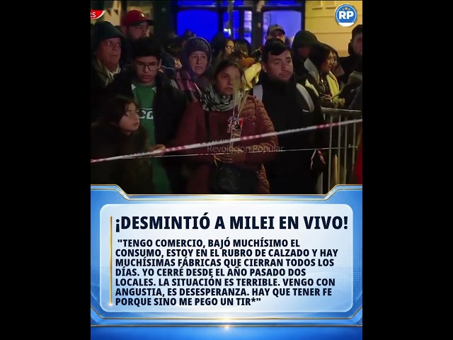 HE DEBUNKED MILEI LIVE!