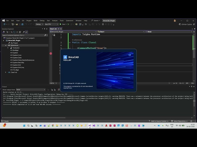BricsCAD Plugin Development 01
