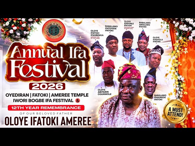     FULL VIDEO: Annual Ifa Festival 2026 at IFATOKI AMEREE TEMPLE OYO