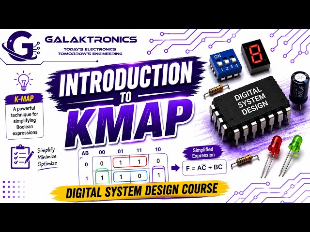 Introduction to Karnaugh Map (K-Map) | Expression Minimization | Digital System Design | Tamil