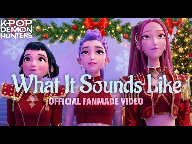 "What It Sounds Like" Christmas Version | Official Fanmade Video | KPop Demon Hunters