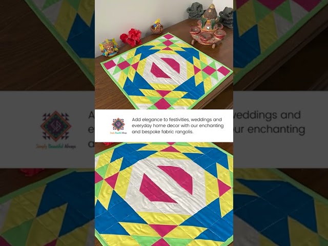 THE MOST SUSTAINABLE RANGOLIS!! ✅🔥 #rangoli #diwali #simplybeautifulalways