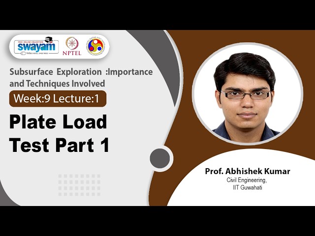 Lec 21: Plate Load Test Part 1