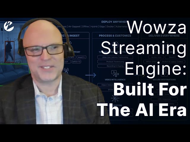 Wowza Streaming Engine: Video Infrastructure for the AI Era
