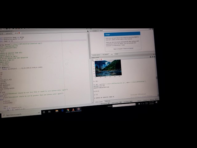 Image processing using python