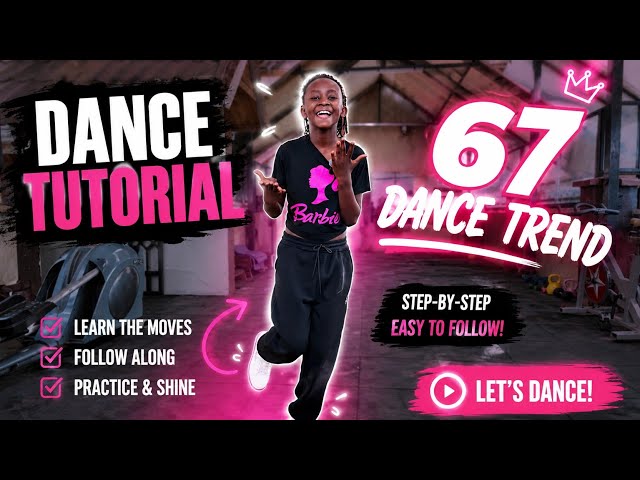 67 Dance Tutorial (Six seven tiktok challenge) 😍🤗 #trending 