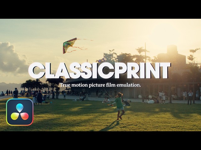 How to Use ClassicPrint™ Film Emulation (DaVinci Resolve Tutorial)