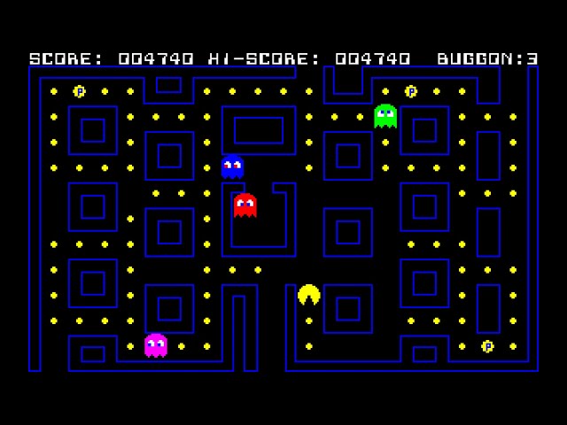 Sharp X1 Game: Buggon (1983 dB-Soft)