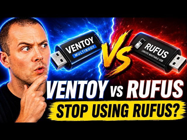 Ventoy vs Rufus: Which Bootable USB Tool Wins?
