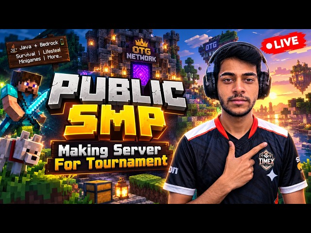 🔴24/7 Public Lifesteal Smp Cracked Public Smp Live  | Minecraft Live #minecraft #smp #minecraftlive