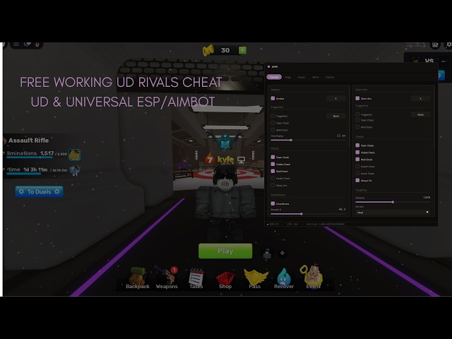 (FREE WORKING) UD RIVALS UNIVERSAL EXTERNAL SCRIPT CHEAT