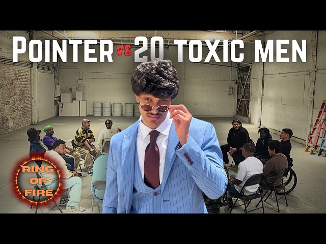 Pointer vs 20 Toxic Men | RING OF FIRE | SURROUNDED PARODY