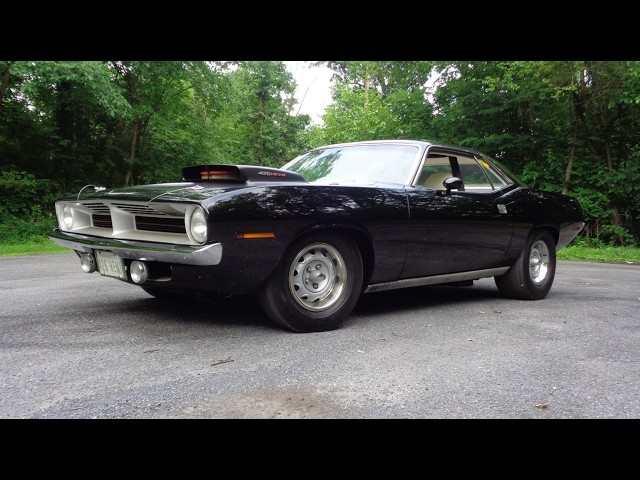 Wanted a Black 426 Hemi 1970 Plymouth Cuda & GOT IT ! & Ride on My Car Story with Lou Costabile