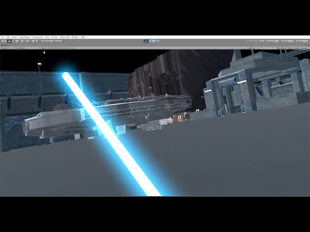 Lightsaber Force Pull in VR with Unity