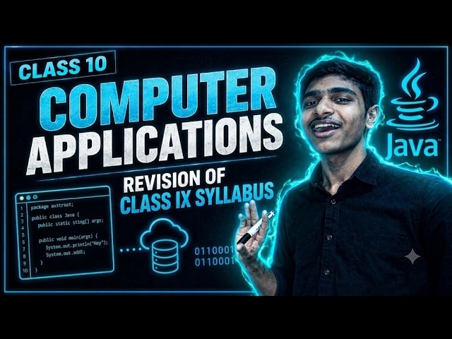 Revision of Class IX Syllabus |  Class 10 Computer Applications | Paathshaala #1 | Vijay Saathi 💎