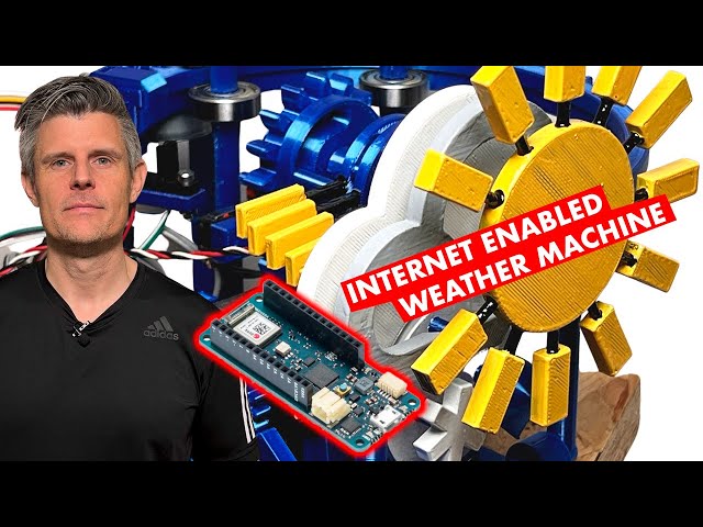 3D Printed Arduino Weather API Contraption! Find out the weather without going outside.