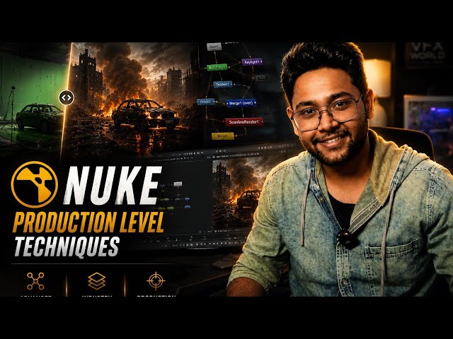 The Hidden Techniques Behind Cinematic VFX | Nuke VFX tutorial