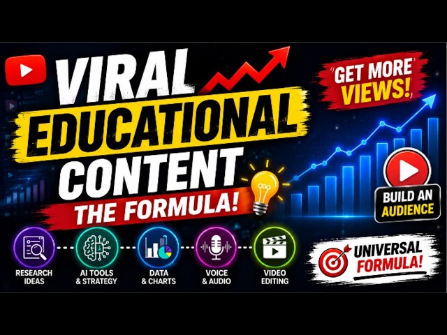 Viral Educational Hits: How to Create Content That Gets Attention 🚀 | AI Content Strategy