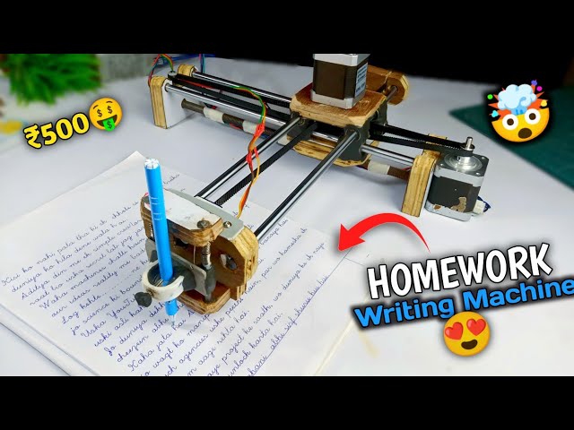 How To Make Homework Writing Machine At Home 🤩 