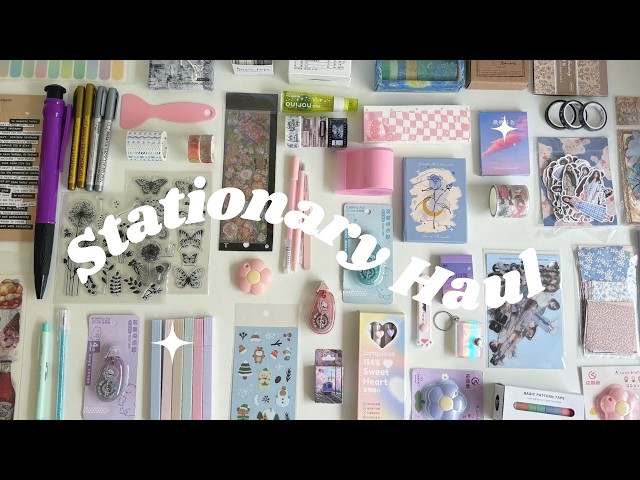 Huge Stationary Haul ☁️ft.Journalsay || Products worth 8500RS || Cuddle Cloud