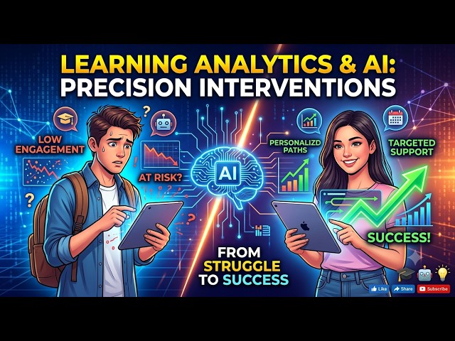 How Learning Analytics and AI Enable Precision Interventions in Education 🎓🤖