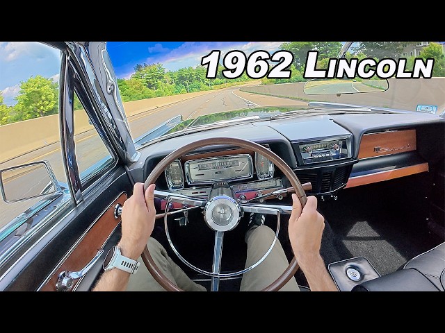 1962 Lincoln Continental - Driving Ford's Answer To Cadillac (POV Binaural Audio)