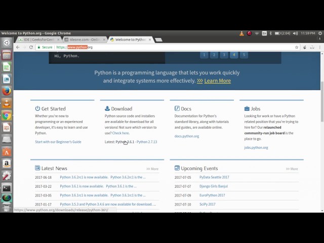 Python Programming Tutorial | Introduction | GeeksforGeeks