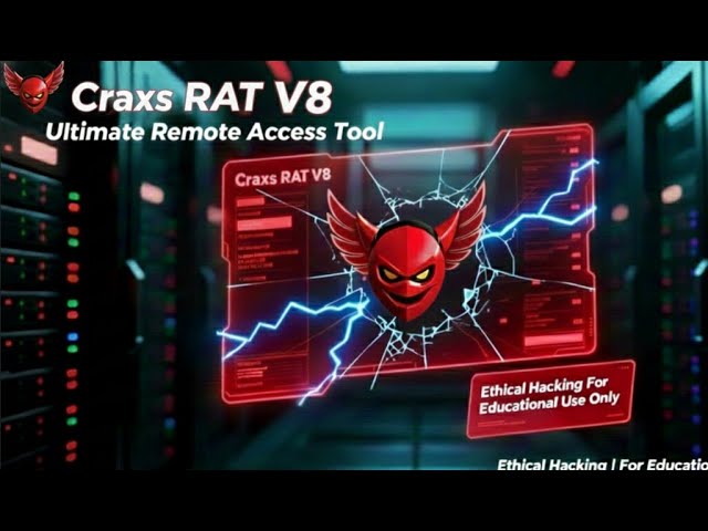 Craxs RAT V8 .Full setup How to downloads#craxsrat #craxsrat_V8