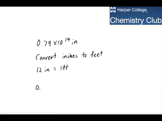 Harper Chemistry Club: Dimensional Analysis, Unit Conversions