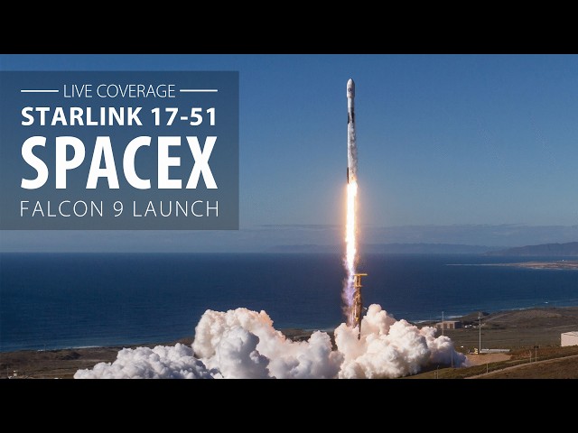 Live: SpaceX Falcon 9 rocket launches from California with 24 Starlink internet satellites