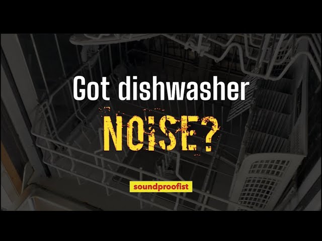 Noisy dishwasher, easy solution