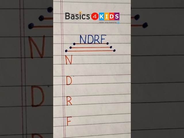 NDRF full form | What is the full form of NDRF | ndrf full form english | ndrf full form kya hai
