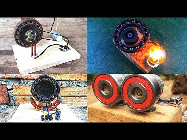 4 Electromagnetic Generator Using Flywheel With DC Motor Model Science Technology Homemade