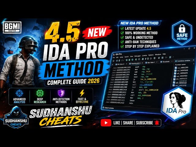 IDA Pro Tutorial 2026 | Reverse Engineering Basics for Beginners | Static Analysis Guide
