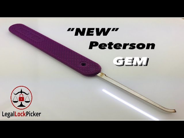 "NEW" Peterson GEM Lock pick