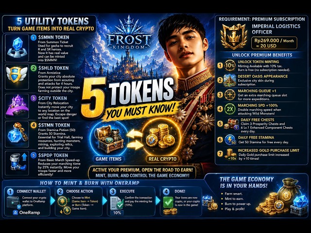 Frost Kingdom Web3 Guide: 5 Tokens You MUST Know
